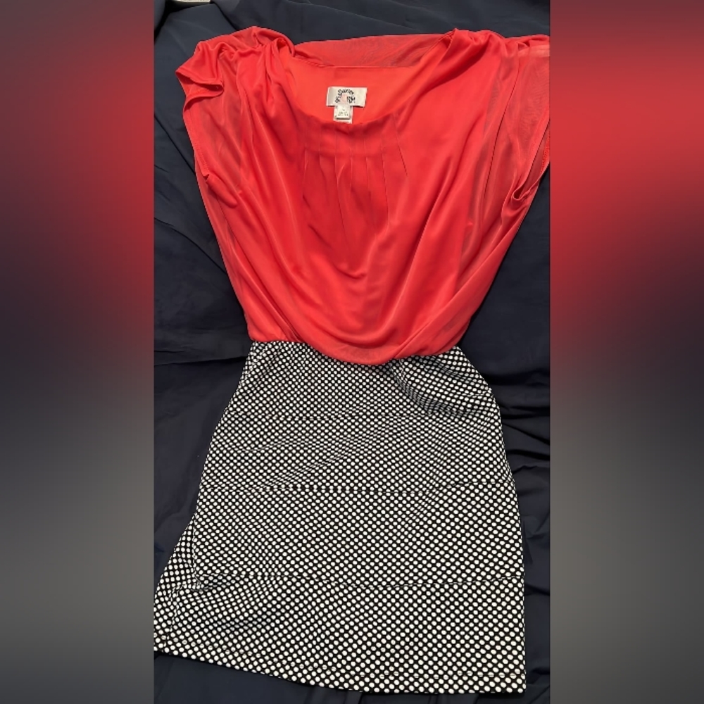 Coral dress